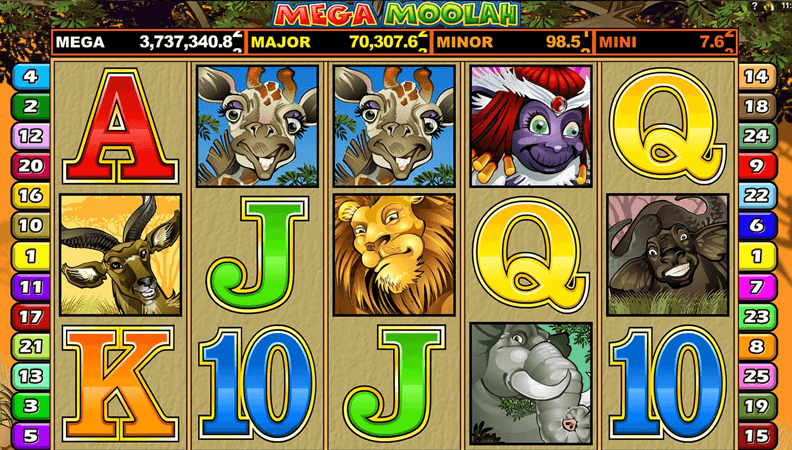 megamoolah mega moolah slots